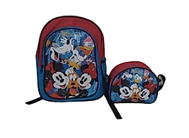 Mickey Mouse ve Arkadaşları İlkokul Çantası ve Beslenme Çantası Seti - 2'li Okul Takımı